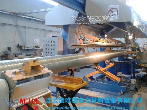 青浦区储罐生产线 玻璃钢缠绕储罐生产线 唯德复合材料设备图片